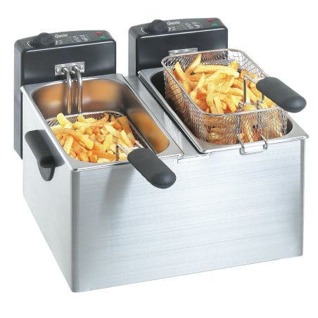 Friteuse MINI III Bartscher - Dvojitá nádoba 4 litre - Výkon 4400W