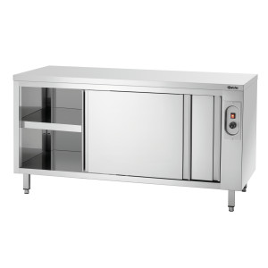 Heated cabinet 700 Bartscher: Professional stainless steel base cabinet