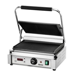 Grill contact Panini 1RDIG Bartscher - Performant et polyvalent