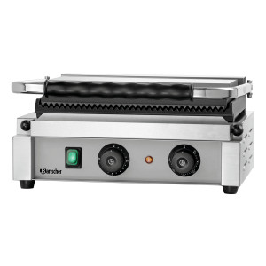 Grill contact Panini-T Bartscher: High-performance contact grill for paninis and sandwiches