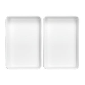 Elegant presentation dish in white melamine - Brand Bartscher