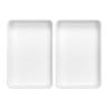 Elegant presentation dish in white melamine - Brand Bartscher