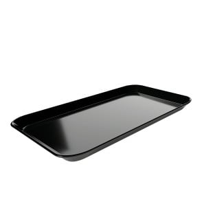 Presentation dish 17S-150x300 in black melamine - Bartscher