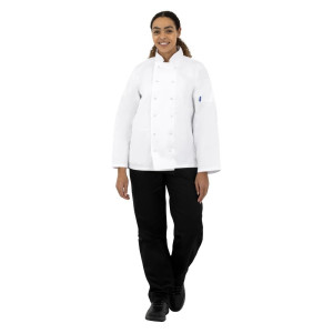 Biela unisex kuchynská bunda s dlhými rukávmi Vegas - Veľkosť S - Whites Chefs Clothing - Fourniresto