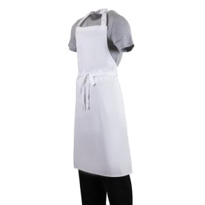 Tablier Bavette Blanc - Taille Xl 915 X 1066 Mm - Whites Chefs Clothing - Fourniresto