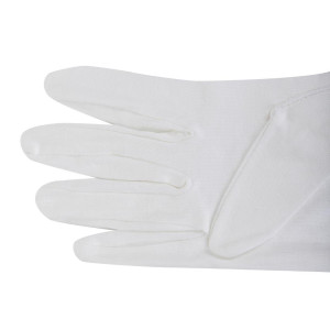 White Service Gloves for Men - Size L/XL - FourniResto - Fourniresto