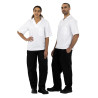 Unisex Black Vegas Kitchen Trousers - Size M - Whites Chefs Clothing - Fourniresto