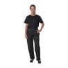 Pantalon De Cuisine Mixte Noir Vegas - Taille Xl - Whites Chefs Clothing - Fourniresto