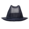 Navy Blue Trilby Hat With Mesh - Size L 590 mm - FourniResto - Fourniresto