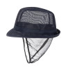 Navy Blue Trilby Hat With Mesh - Size L 590 mm - FourniResto - Fourniresto