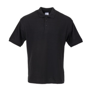 Polo Mixte Noir - Taille L - FourniResto - Fourniresto