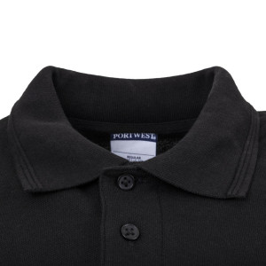 Unisex Black Polo - Size L - FourniResto - Fourniresto