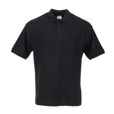 Unisex Black Polo - Size M - FourniResto - Fourniresto