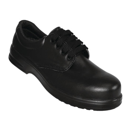 Chaussures De Sécurité À Lacets Noires - Taille 39 - Lites Safety Footwear - Fourniresto