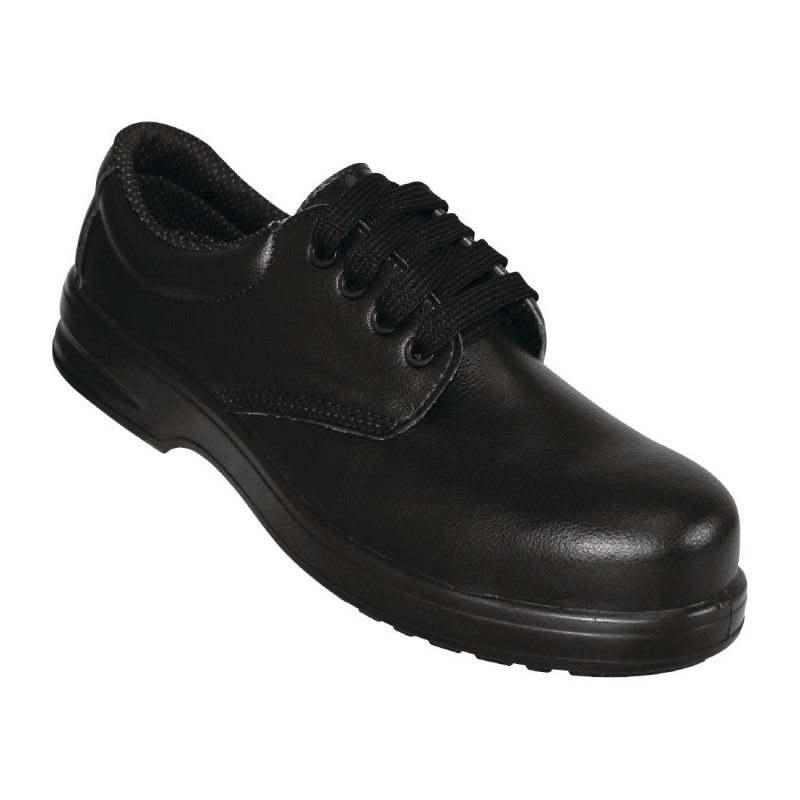 Chaussures De Sécurité À Lacets Noires - Taille 43 - Lites Safety Footwear - Fourniresto