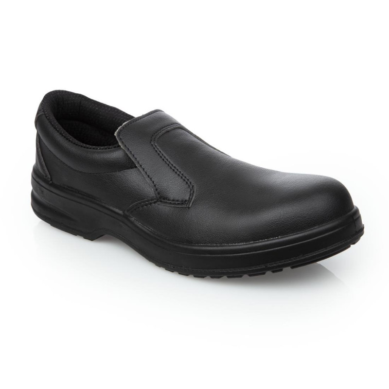 Mocassiny s bezpečnostným prstom - čierna - Veľkosť 38 - Lites Safety Footwear - Fourniresto