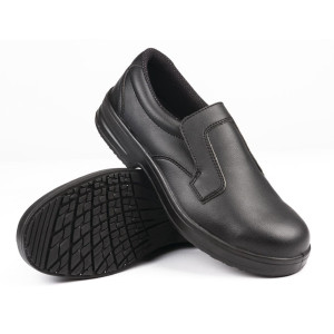 Mocassiny s bezpečnostným prstom - čierna - Veľkosť 38 - Lites Safety Footwear - Fourniresto