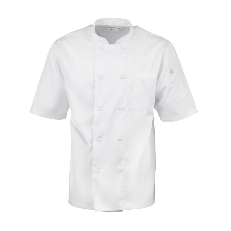 Veste De Cuisine Mixte Blanche Montreal Cool Vent - Taille L - Chef Works - Fourniresto