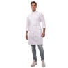 White Bib Apron with Pockets and Adjustable Neck Strap - Chef Works - Fourniresto