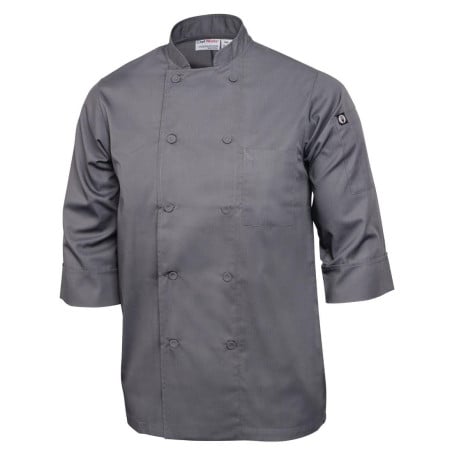 Kuchynský odev šedý unisex - veľkosť L - Chef Works - Fourniresto