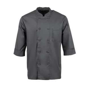 Kuchynský odev šedý unisex - veľkosť L - Chef Works - Fourniresto