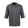 Unisex Grey Kitchen Jacket - Size L - Chef Works - Fourniresto