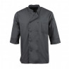 Gray Unisex Kitchen Jacket - Size S - Chef Works - Fourniresto