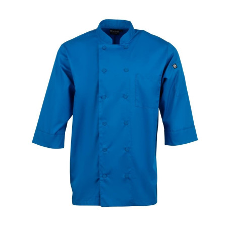 Unisex Blue Kitchen Jacket - Size L - Chef Works - Fourniresto