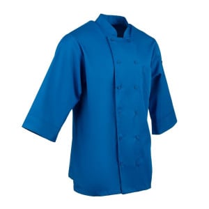 Unisex Blue Kitchen Jacket - Size XL - Chef Works - Fourniresto