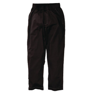 Pantalon De Cuisine Mixte Baggy Noir - Taille S - Chef Works - Fourniresto