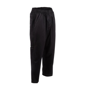 Pantalon De Cuisine Mixte Baggy Noir - Taille Xl - Chef Works - Fourniresto