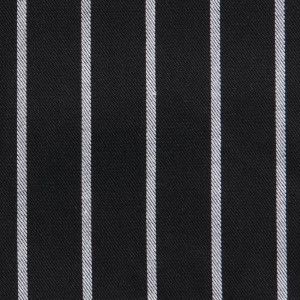 Premium Woven Bib Apron with Black and White Stripes - Chef Works - Fourniresto