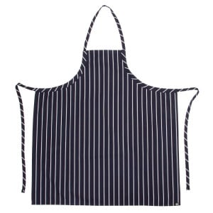 Tablier Bavette Tissé Premium à Rayures Bleu Marine et Blanches - Chef Works - Fourniresto