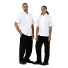 Veste de Cuisine Blanche à Manches Courtes Boston - Taille S - Whites Chefs Clothing - Fourniresto