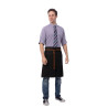 Black Urban Memphis Server Apron 609 x 812 mm - Chef Works - Fourniresto