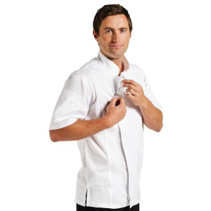 Veste de Cuisine Mixte Blanche Urban Springfield - Taille L - Chef Works - Fourniresto