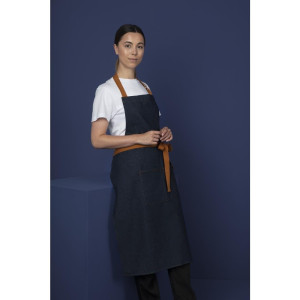 Tablier de Serveur Denim Bleu avec Ceinture en Coton 1000 x 700 mm - Whites Chefs Clothing - Fourniresto