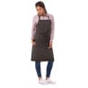 Taupe Urban Dorset Bib Apron in Cotton 762 x 863 mm - Chef Works - Fourniresto