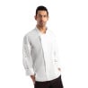 Veste de Cuisine Mixte à Fermeture Eclair Blanche Hartford - Taille M - Chef Works - Fourniresto