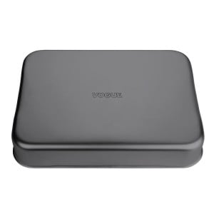 Roasting Dish in Anodized Aluminum 370 x 265 mm - Vogue - Fourniresto