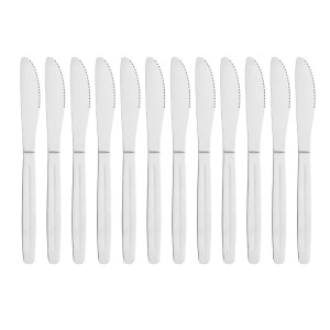 Kelso Stainless Steel Table Knife - Set of 12 - Olympia - Fourniresto