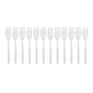 Dessert Fork Kelso In Stainless Steel - Set of 12 - Olympia - Fourniresto