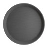 Round Black Non-Slip Tray Ø 280 mm - Olympia KRISTALLON - Fourniresto