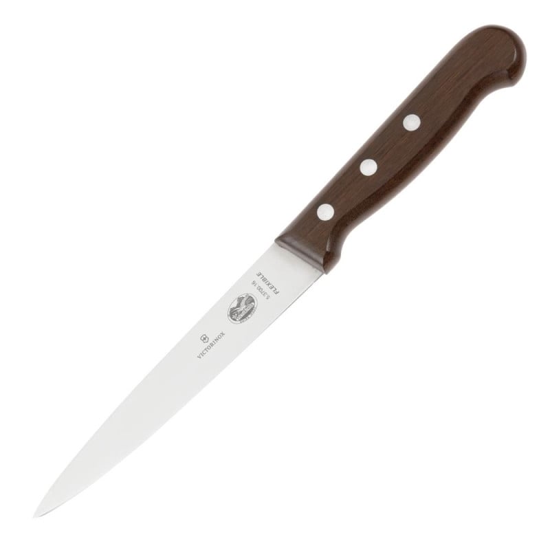 Nôž na filet s drevenou rukoväťou, čepeľ 15 cm - Victorinox - Fourniresto