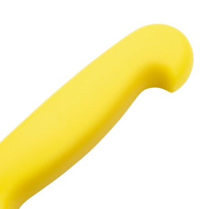 Couteau À Trancher Jaune Lame Dentée 25,5 Cm - Hygiplas - Fourniresto