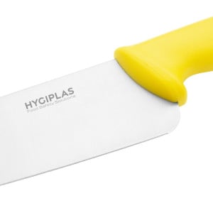 Kuchynský nôž žltá čepeľ 25,5 cm - Hygiplas - Fourniresto