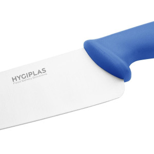 Couteau De Cuisinier Bleu Lame 25,5 Cm - Hygiplas - Fourniresto