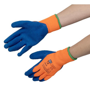 Gants Antifroid Orange Et Bleu Taille Unique - FourniResto - Fourniresto