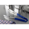 Pince De Service Bleue En Inox 300 Mm - Vogue - Fourniresto