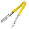 Pince De Service Jaune En Inox 300 Mm - Vogue - Fourniresto